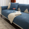 Minimalist Solid Color Breathable Faux Linen Couch
