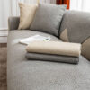 Minimalist Solid Color Breathable Faux Linen Couch