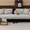 Modern Chic Herringbone Chenille Anti-scratch Non-