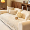 Modern Lines Chenille Artistic Sofa Protector Irre