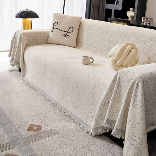 Modern Minimalist Chenille Full Coverage Anti-Cat 
