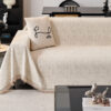 Modern Minimalist Chenille Full Coverage Anti-Cat 