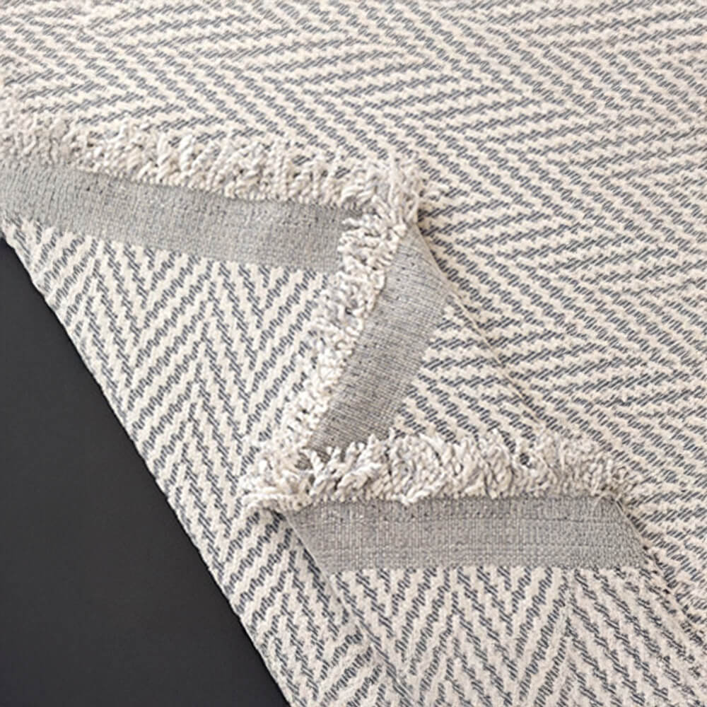 Premium Herringbone Chenille Fringe Full Coverage