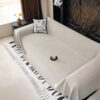 Premium Herringbone Chenille Fringe Full Coverage