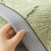 Premium Leaf Texture Chenille Non-Slip Anti-Scratc