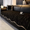Trendy Chenille Anti-Scratch Elegant Wavy Shaped C