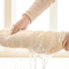 Wave Textured Plush Non-Slip Couch Cover