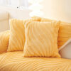 Wave Textured Plush Non-Slip Couch Cover