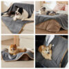 Cozy & Protective Throw Reversible Fleece Pet Blan