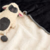 Cozy & Protective Throw Reversible Fleece Pet Blan