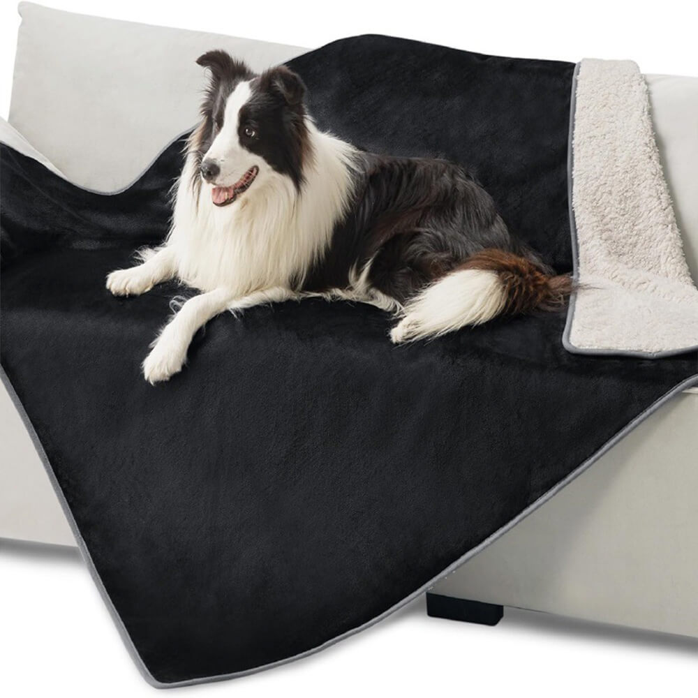 Cozy & Protective Throw Reversible Fleece Pet Blan