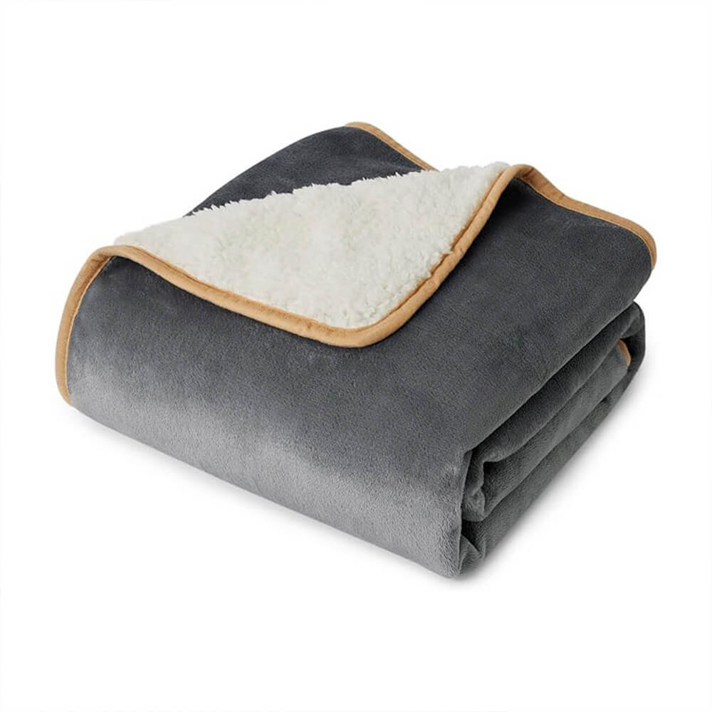 Cozy & Protective Throw Reversible Fleece Pet Blan