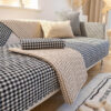 Retro Plaid Washed Cotton Wear-Resistant Non-Pilli