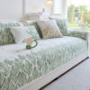 Chenille Romantic Botanical Design Comfortable Cou