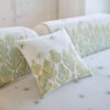 Chenille Romantic Botanical Design Comfortable Cou