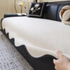 Water-repellent Teddy Fleece Non-Slip Straight Cou