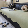 Water-repellent Teddy Fleece Non-Slip Straight Cou