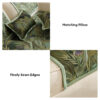 All-Season Cooling Pastoral Floral Couch Cover