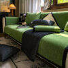 Chenille Anti-Slip Cat-Scratch Resistant Wavy Text