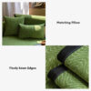 Chenille Anti-Slip Cat-Scratch Resistant Wavy Text