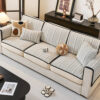Classic Retro Stretch Chenille Couch Cover – Full 
