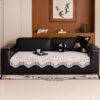 Soft Thickened Plush Couch Cover with Irregular Wa