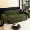 Jacquard Tassel Chenille Couch Cover