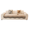 Non-Slip Herringbone Chenille Couch Cover with Wav