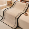 Non-Slip Herringbone Chenille Couch Cover with Wav