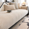Two-Tone Woven Herringbone Skin-Friendly Polar Fle