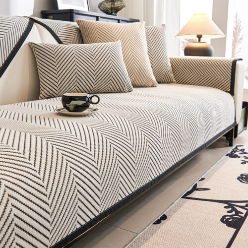 Two-Tone Woven Herringbone Skin-Friendly Polar Fle