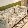 All-Season Cooling Pastoral Floral Couch Cover