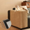 Faux Sisal Scratch-Resistant Sofa Armrest Protecto