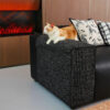 Faux Sisal Scratch-Resistant Sofa Armrest Protecto