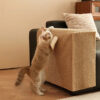 Faux Sisal Scratch-Resistant Sofa Armrest Protecto
