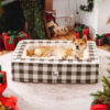 Festive Classic Tartan Cozy Dog Anti-Anxiety Calmi