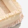 Floral Orthopedic Dog Bed Calming Pet Bed with Pil