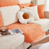 Floral Velvet Stretch Full Wrap Sofa Protector Cou