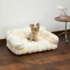 Fluffy Plush Thickened Cozy Pet Calming Bed Dog Ca