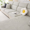 Fully Wrapped Herringbone Couch Cover
