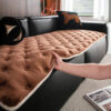 Vintage Leather Sofa Protection Non-Slip Couch Cov