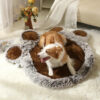 Bear Paw Plush Fluffy Comfortable Large Space Pet 