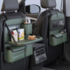 Car Backseat Foldable Organizer with Tray Table