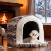 Cave-Style Warm Deep Sleeping Snug Cat Cave Dog Ho