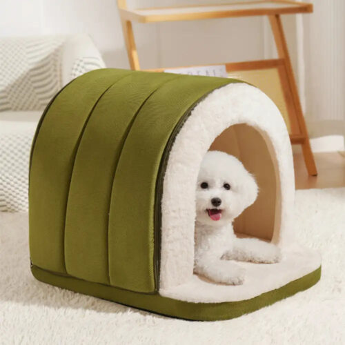 Cave-Style Warm Deep Sleeping Snug Cat Cave Dog Ho