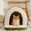 Cave-Style Warm Deep Sleeping Snug Cat Cave Dog Ho