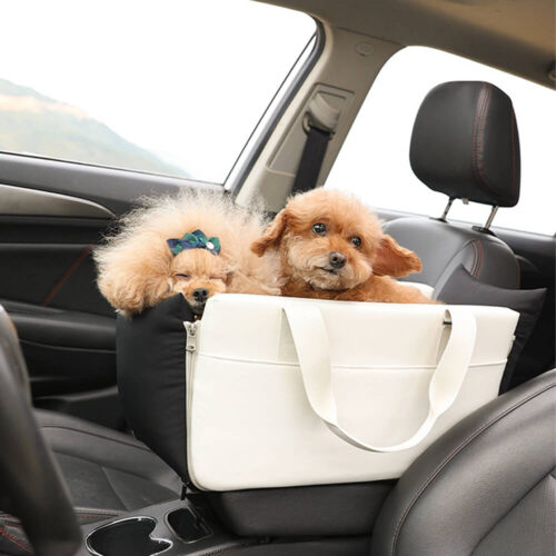 Color-Block Soft Waterproof Portable Car Console P