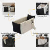 Color-Block Soft Waterproof Portable Car Console P
