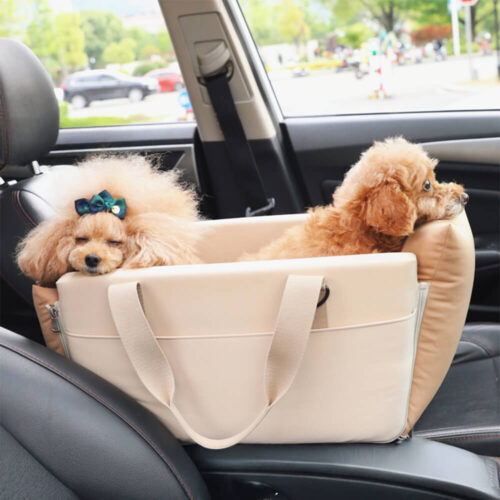 Color-Block Soft Waterproof Portable Car Console P