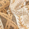 Color-Blocked Striped Chenille Non-Slip Couch Cove